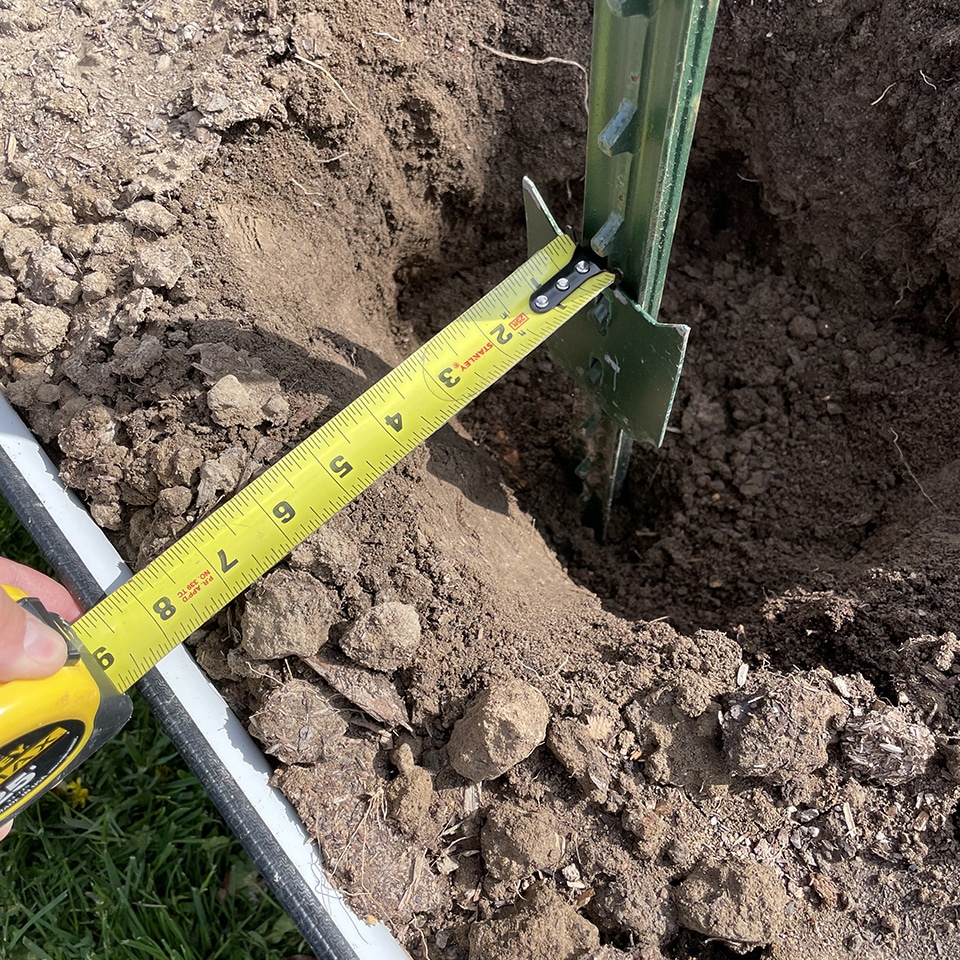 Planting the posts