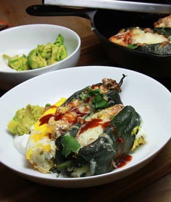 antelope stuffed poblano peppers feature