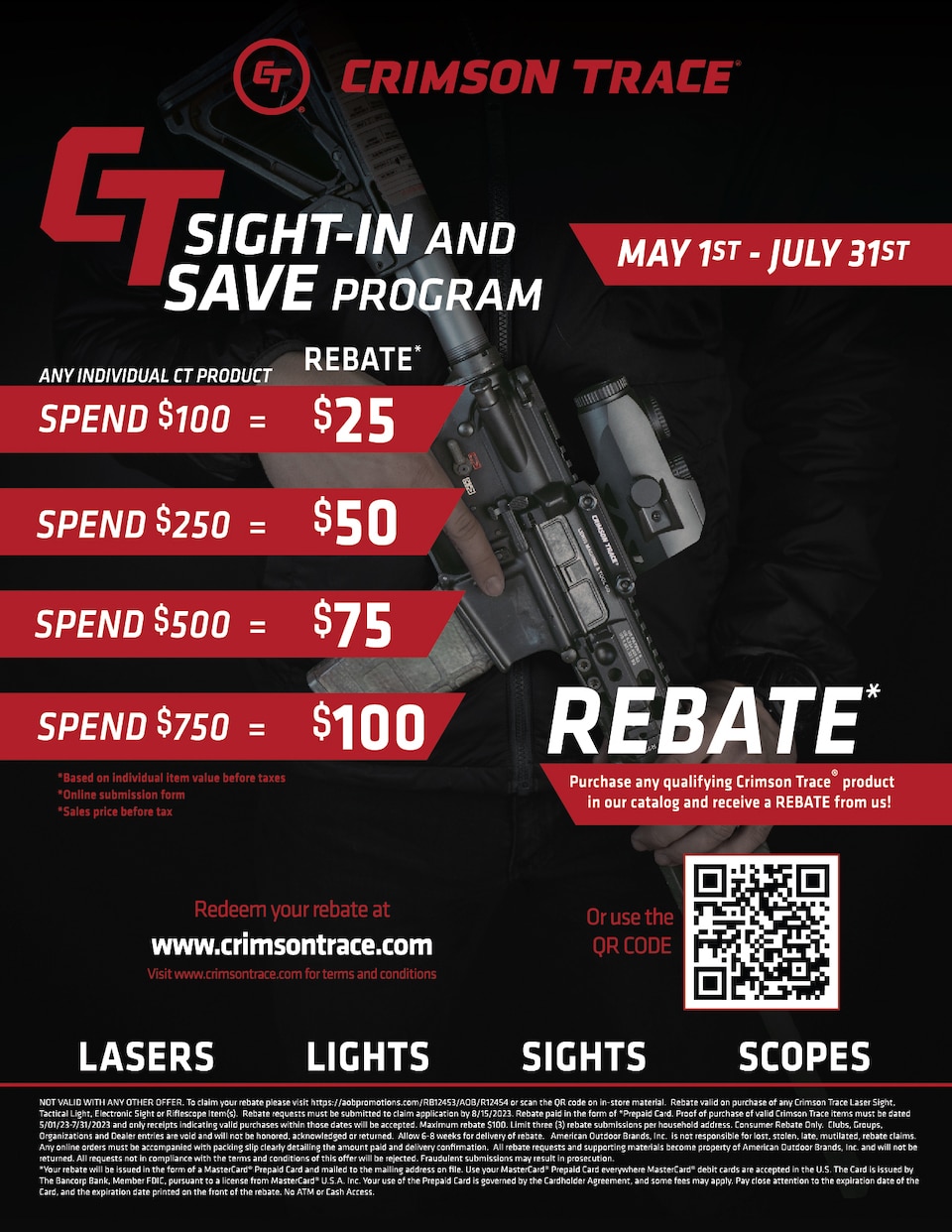 Crimson Trace buy and save more flyer