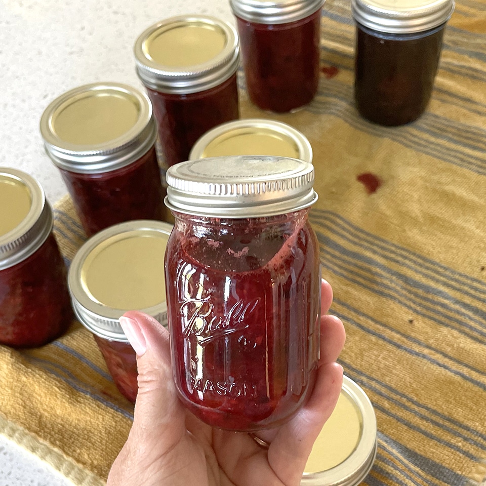 Wild Blackberry Strawberry Jam finished