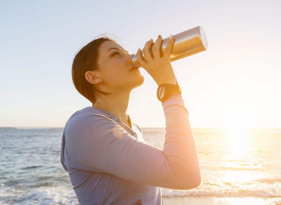 drinking WATER Scorching Temps