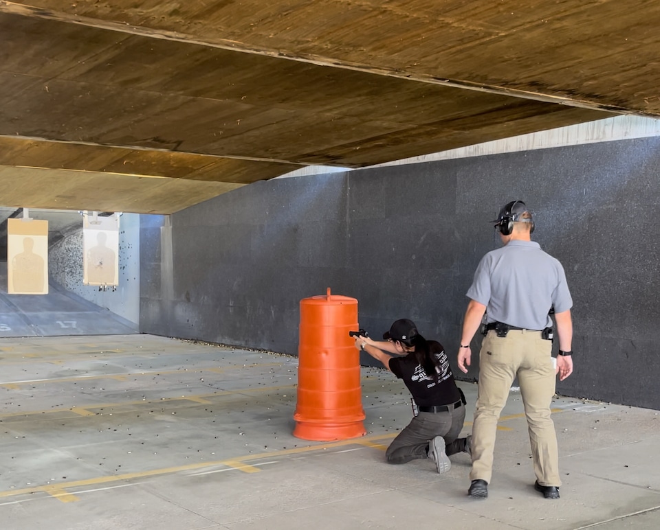 Pic of kneeling shooting