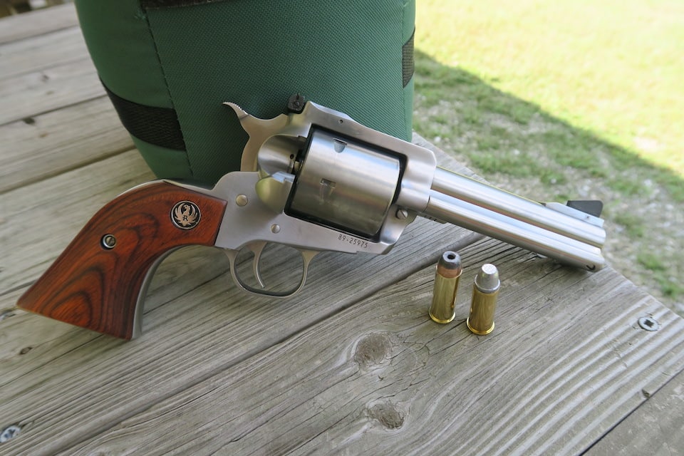 Ruger Blackhawk with ammo
