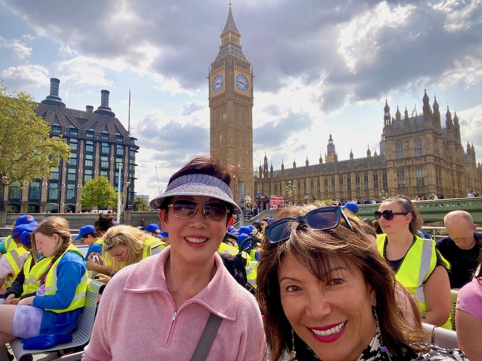 Seeing London by river boat