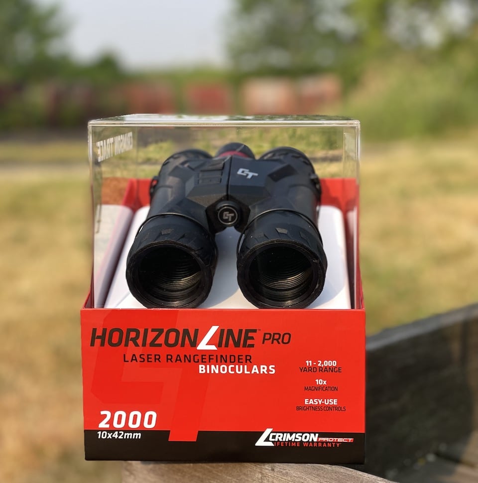 Rangefinding Binoculars in box
