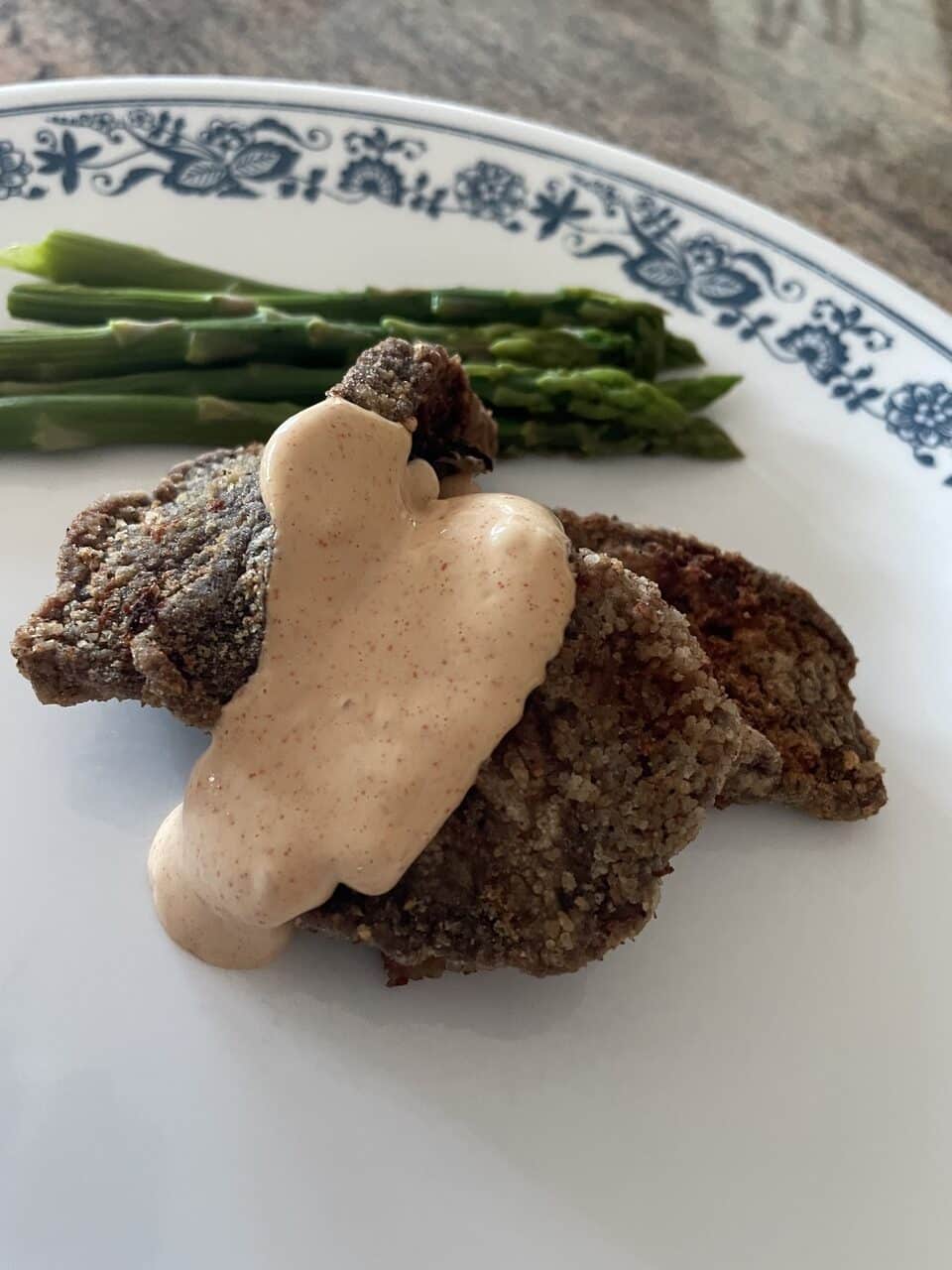 Realtree fried backstrap and remoulade