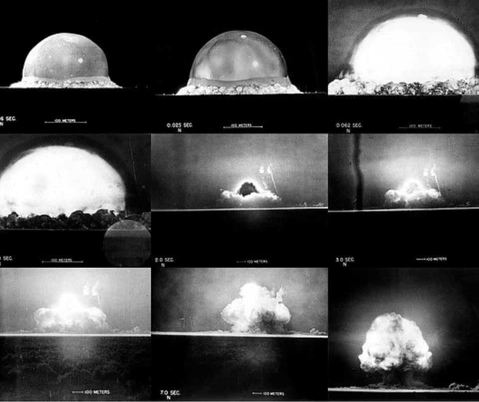 Trinity nuclear blast photos