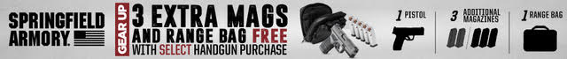 Springfield Armory Gear Up 3 Extra Mags and Range Bag Free