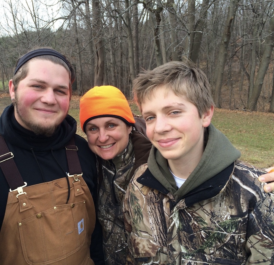 Cerino with sons