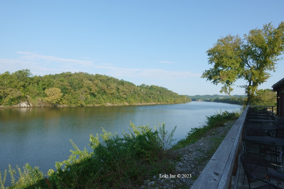 Cumberland River behind the Nashville Gun Club