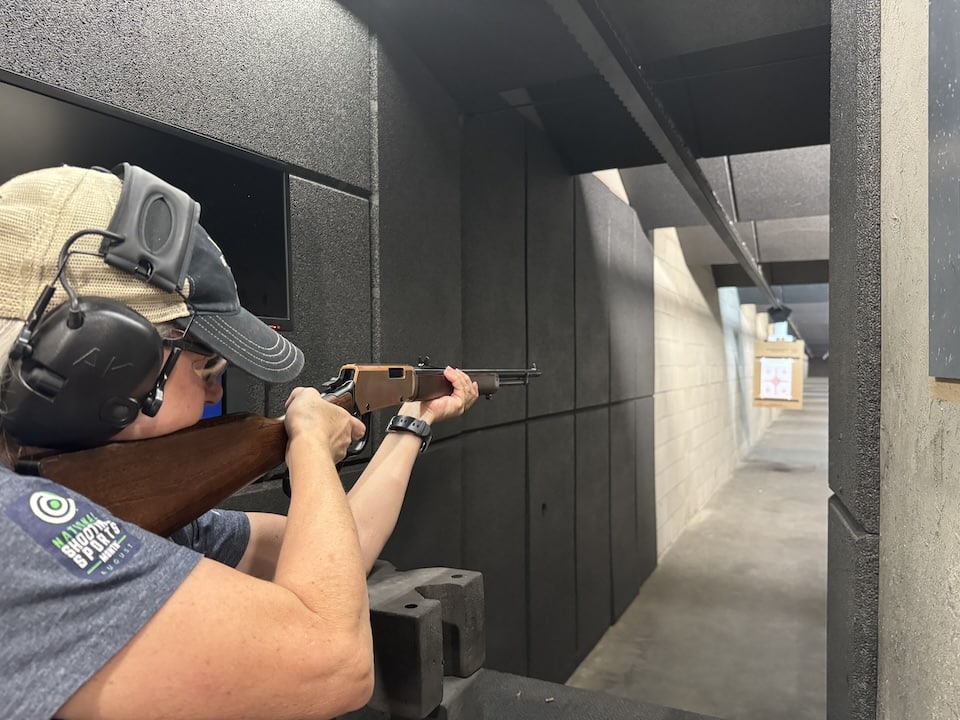 Nancy Keaton Shooting Heritage Settler (Josh Keaton photo)