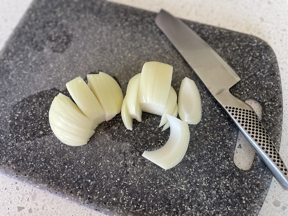 Onions for crockpot venison tacos