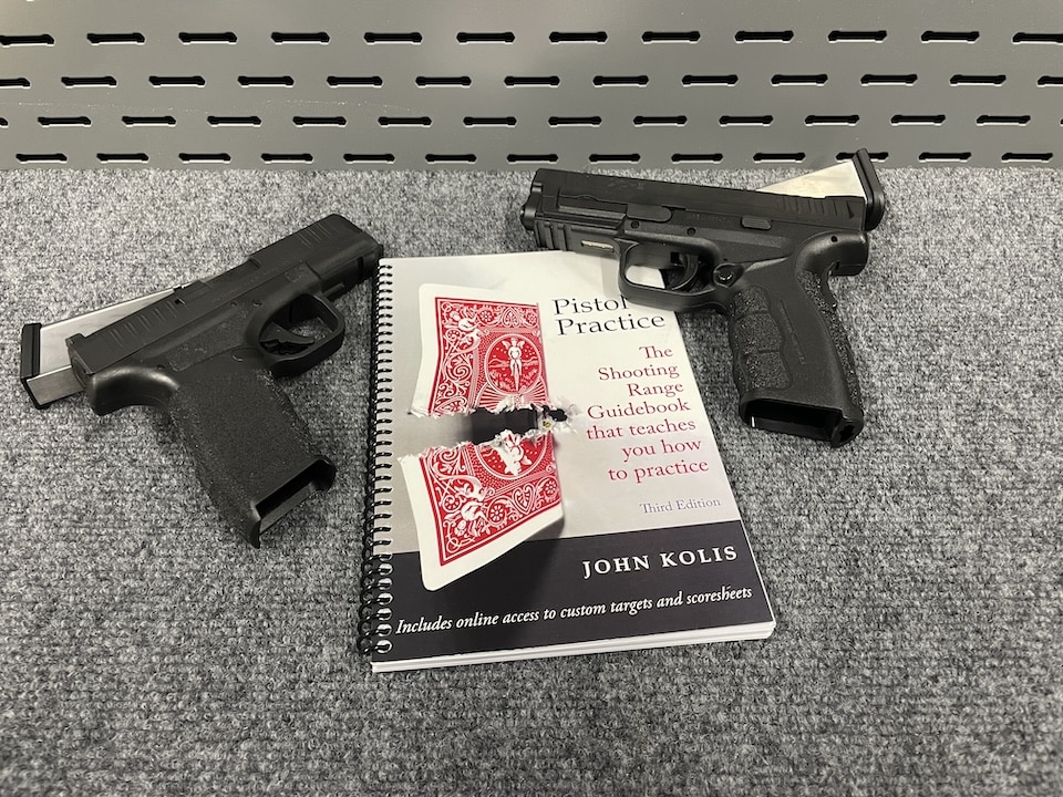 Pistol Practice Book with Springfield Guns