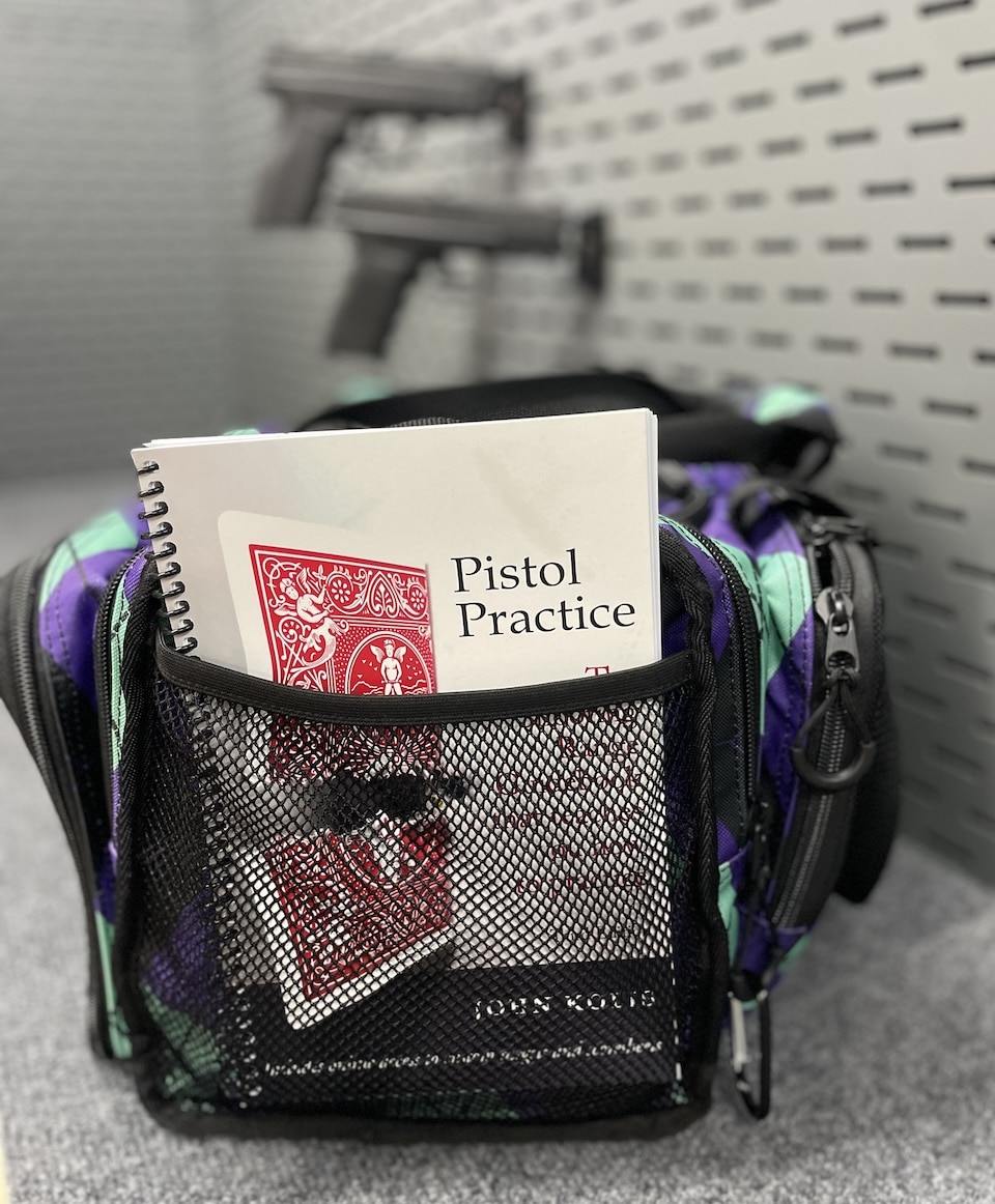 Pistol Practice book in Range Bag