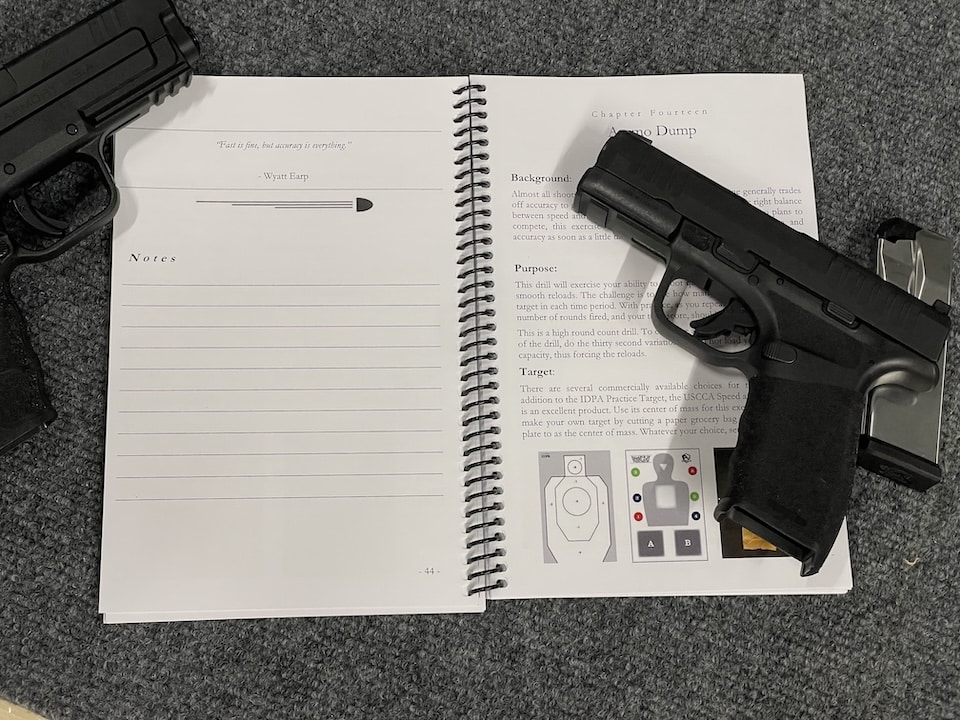 Pistol practice book