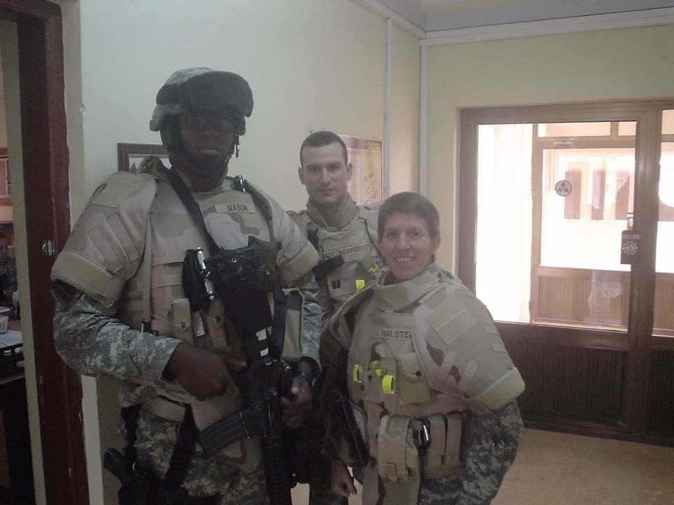 Security NCO Iraq (Photo courtesy of Becky Halstead)