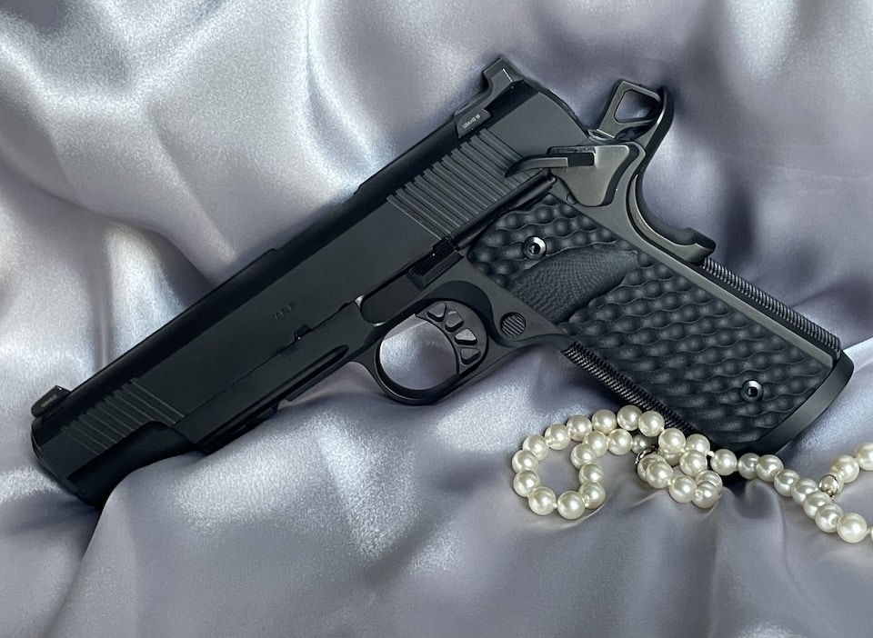 Springfield Armory TRP on silk 1911