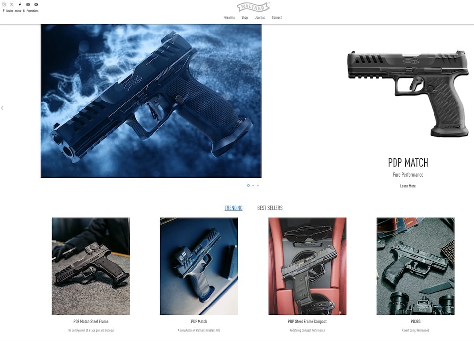 Walther Website