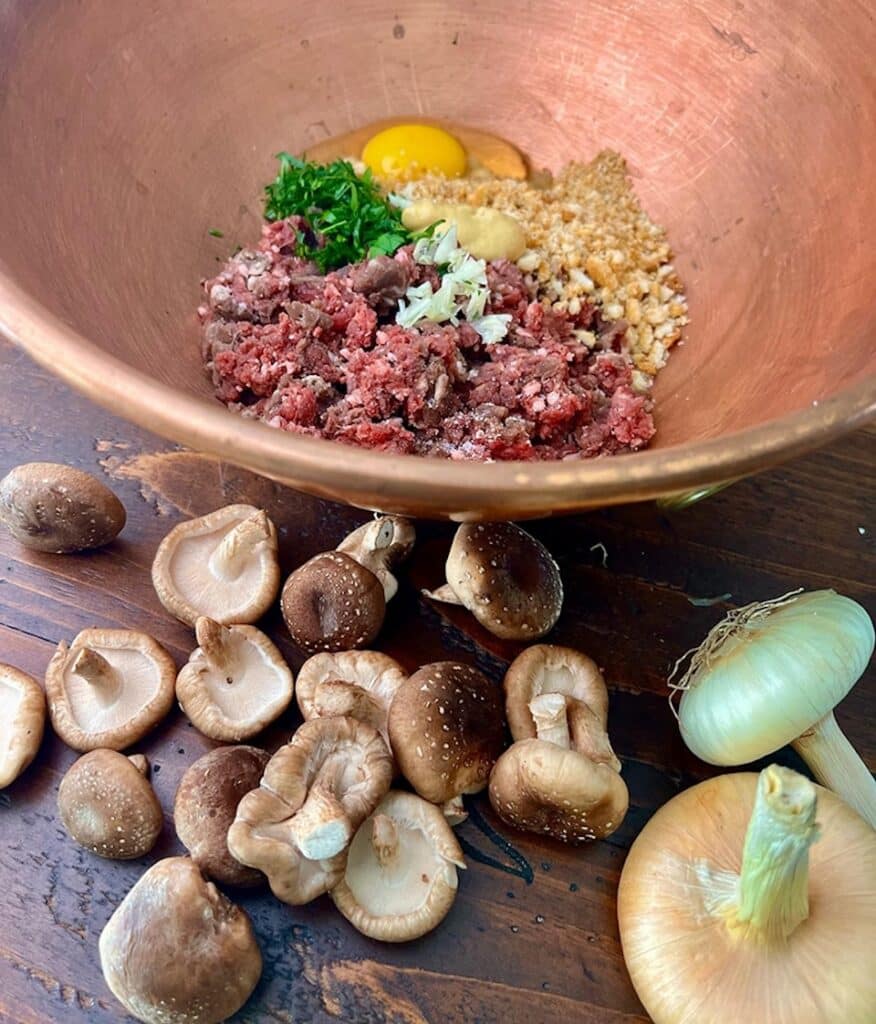 venison-salisbury-meatballs ingredients