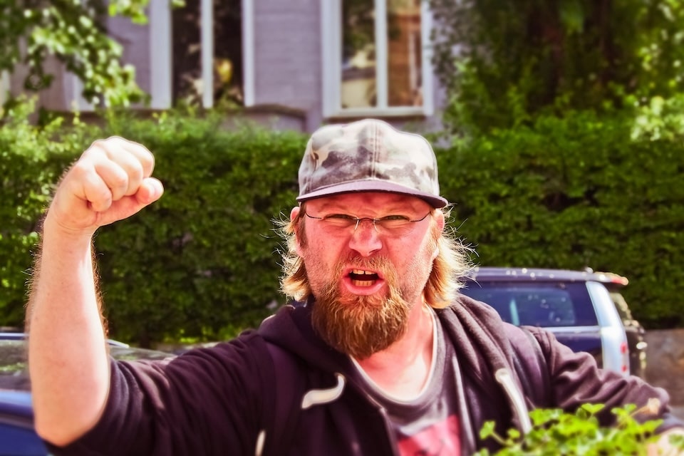 man yelling Recognize Pre-Violence Signals