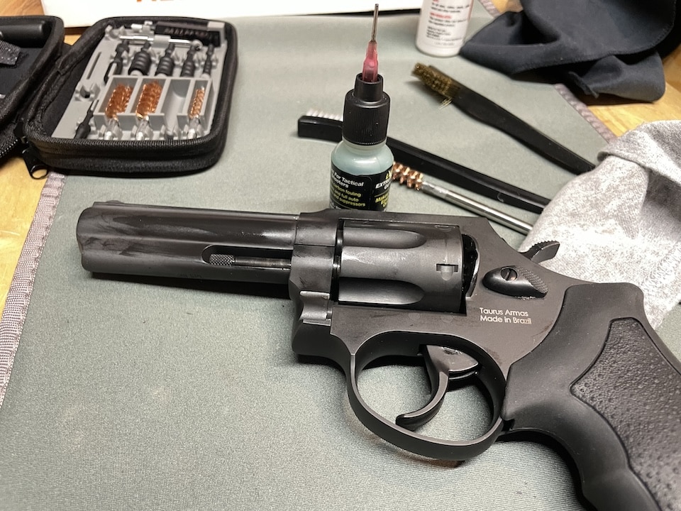 oiled revolver