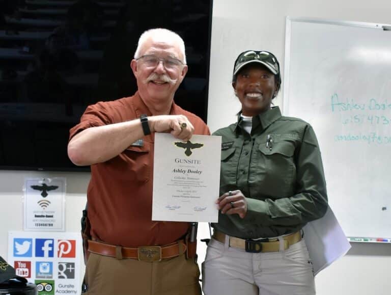 Gunsite New Instructor Ashley Dooley