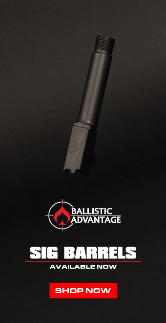 The Ballistic Advantage SIG P365 Barrels feature SAAMI spec chamber for optimal ammunition compatibility.