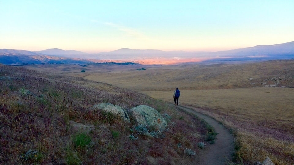 Walking along the PCT in California . (Arthur McMahon photo)