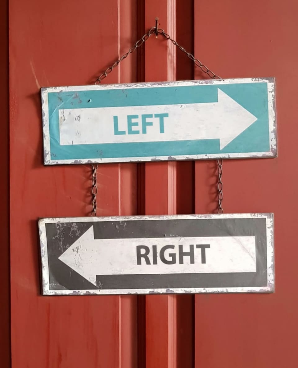 left right directions
