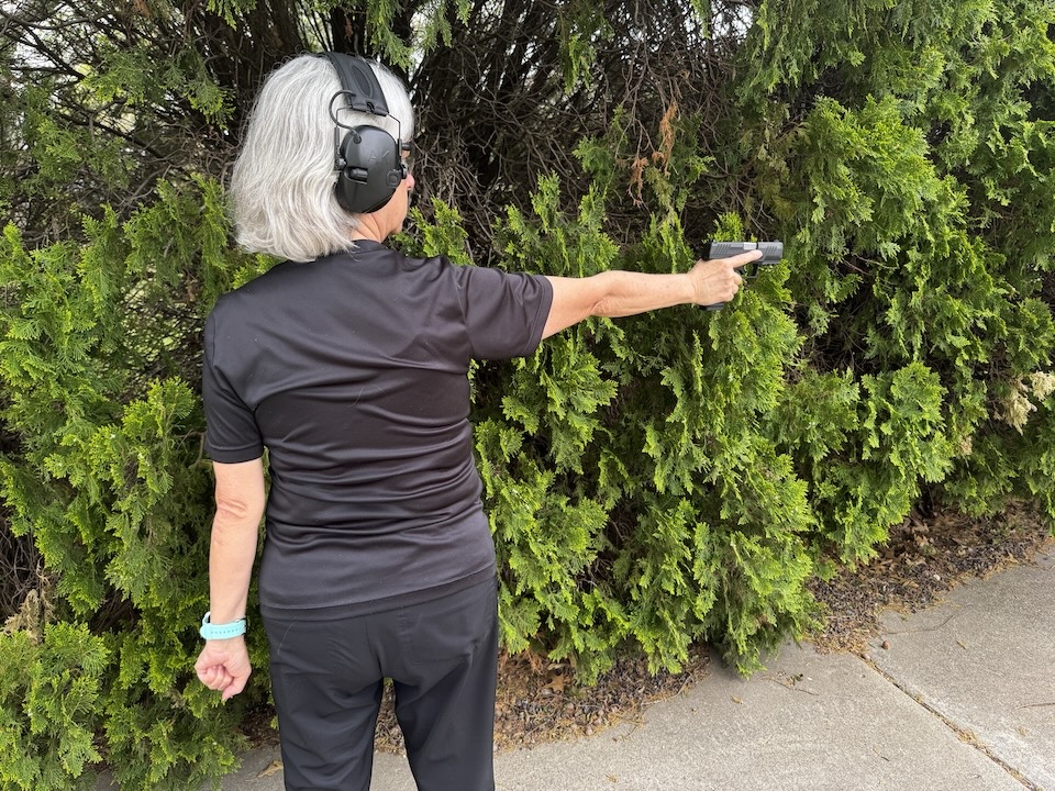 Bullseye One Hand Stance with Taurus GX2