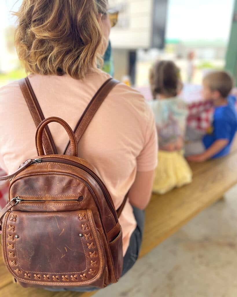 Daisy Backpack closeup