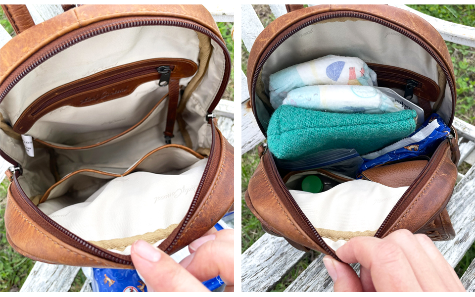 Daisy Backpack inner compartment