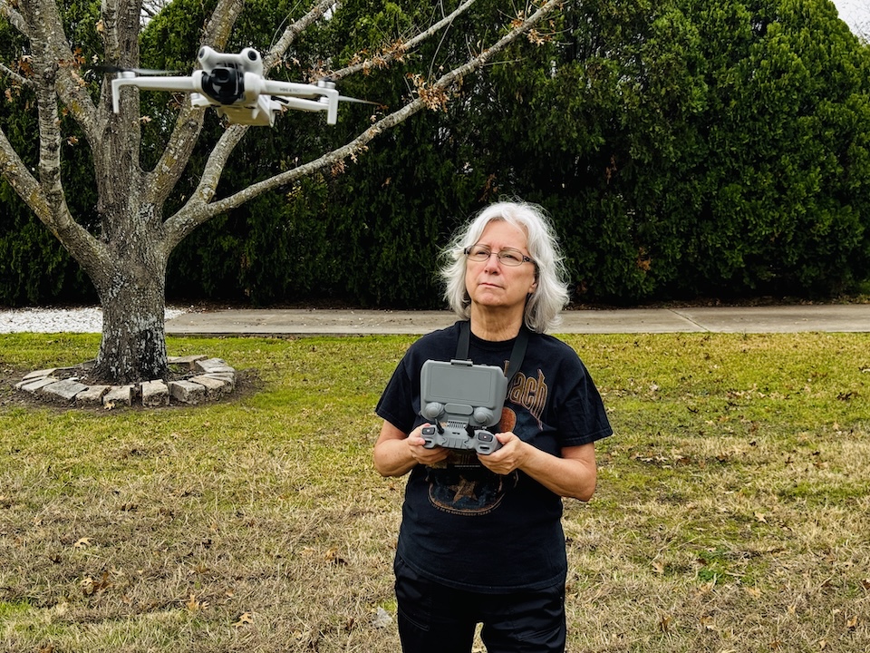 nancy keaton flying drone