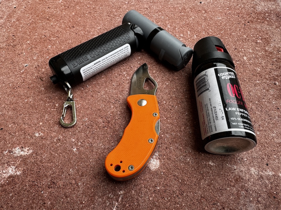 Knives and Pepper Spray