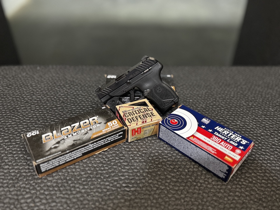 Ruger LCP Max with Ammo