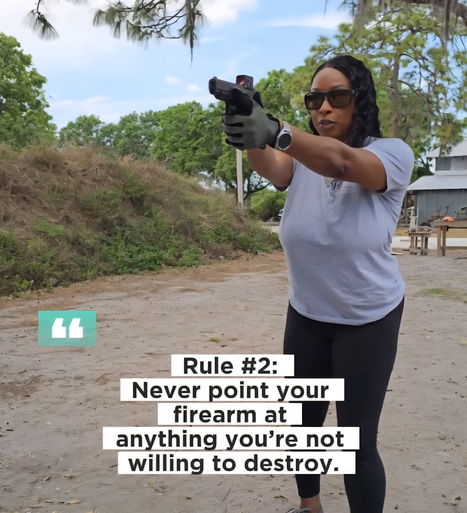 Firearm Safety Rule #2