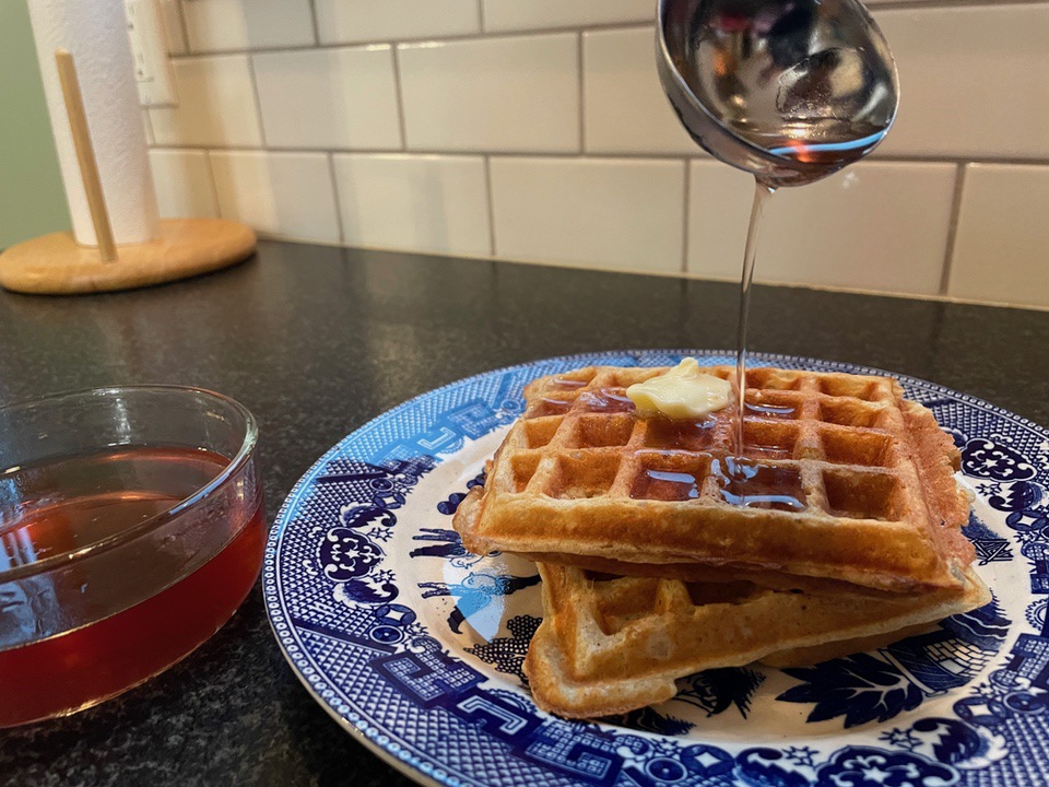 Simple Syrup and waffles