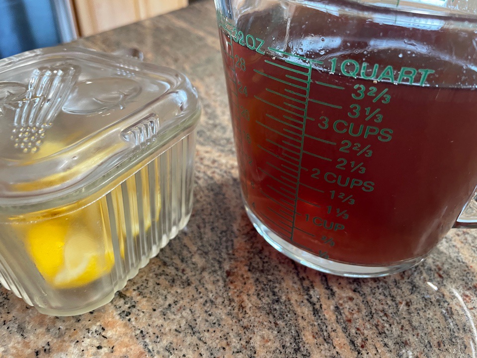 redbud lemon and redbud tea