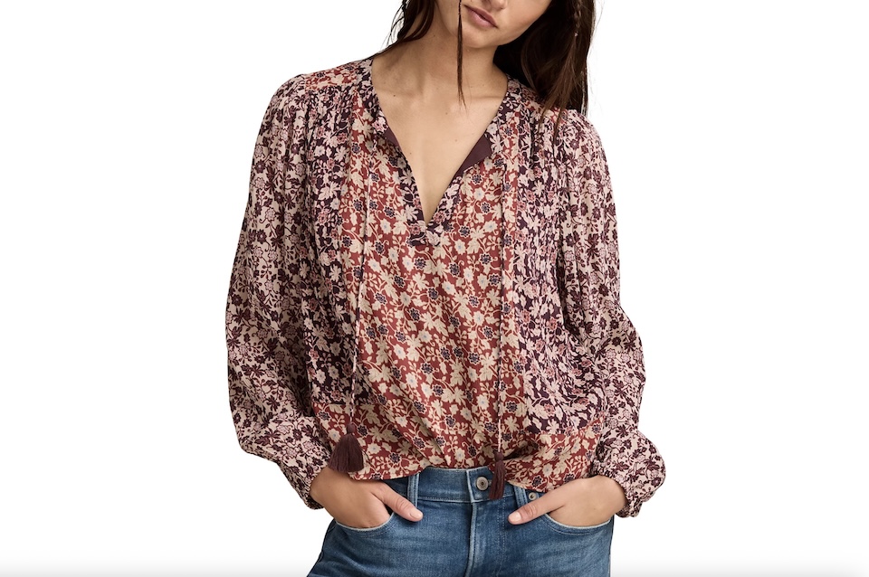 Lucky Brand boho blouse from Macy's Fall Fashions Trends