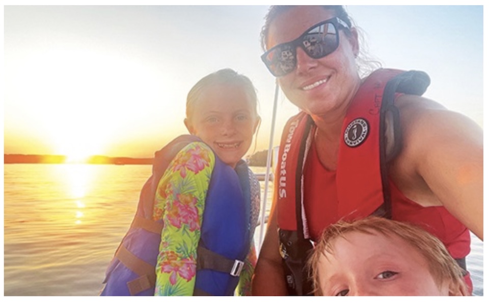 Megan Mosier trades off TowBoatU.S. duties with her husband, Branson, while also homeschooling their three children. They appreciate the flexibility their lifestyle offers them. (Megan Mosier photo)