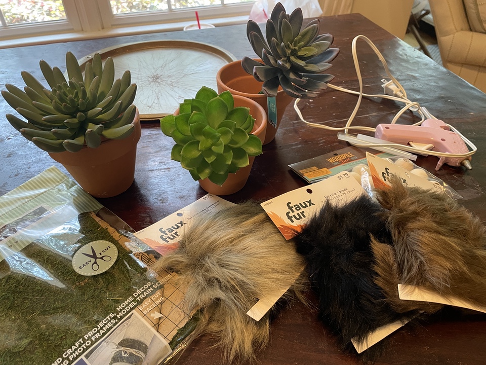 materials for clay gnome pots