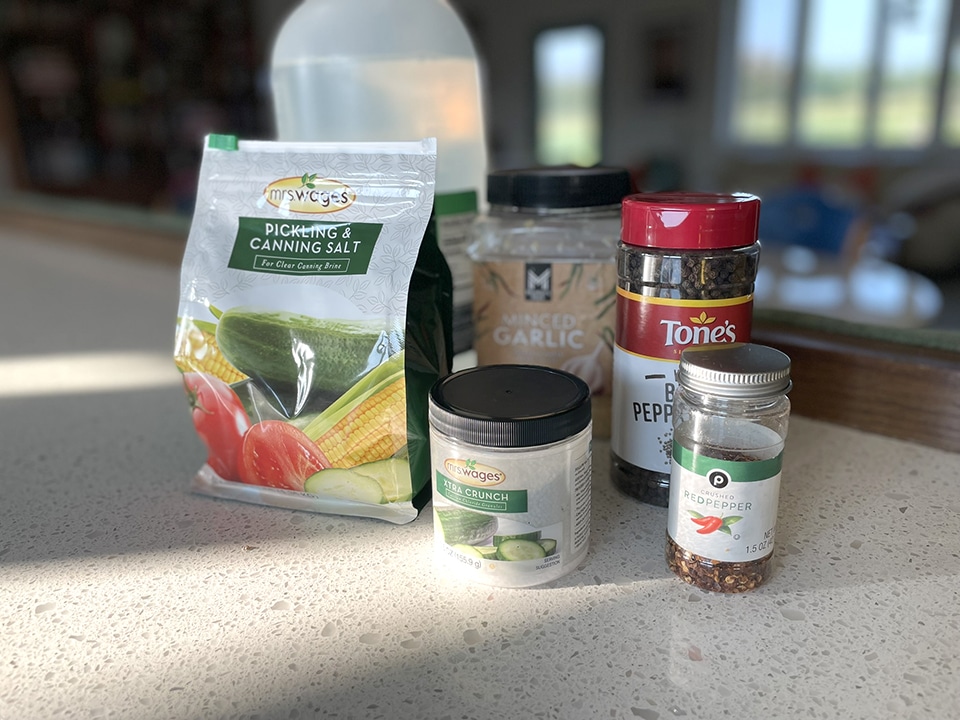 Crisp Pickle Ingredients