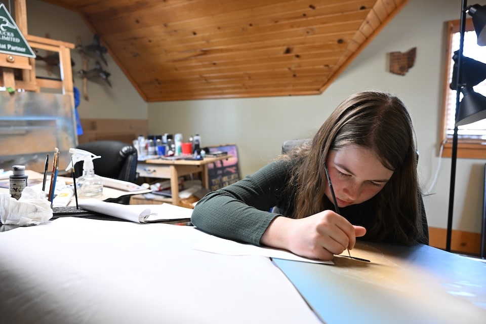 Madison Grimm Duck Stamp artist