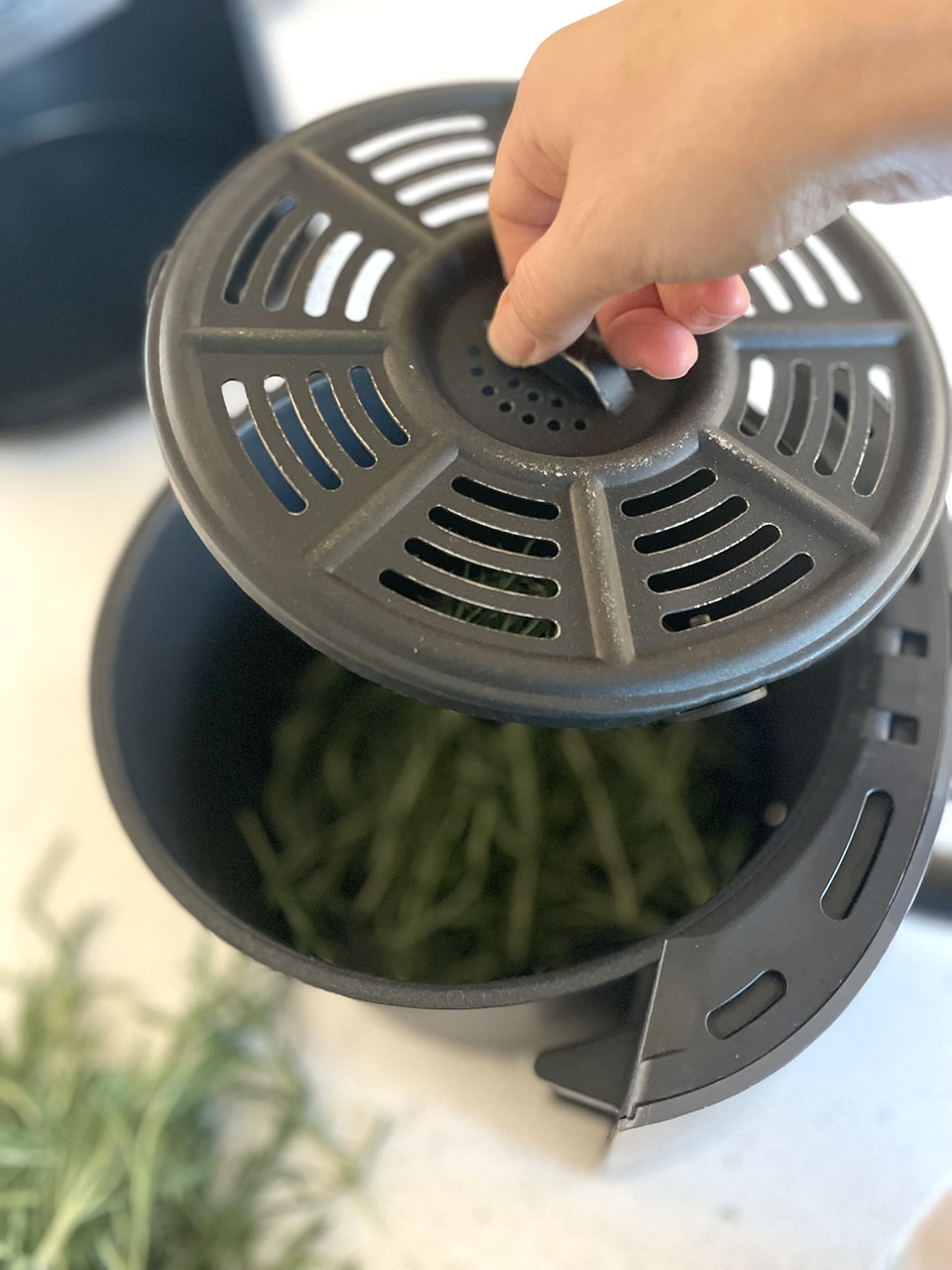 dividing the herb pile