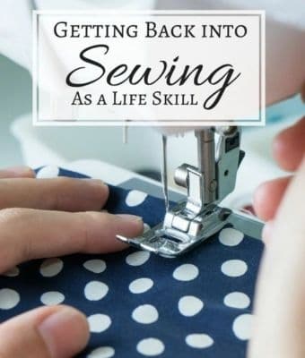 getting back into sewing feature