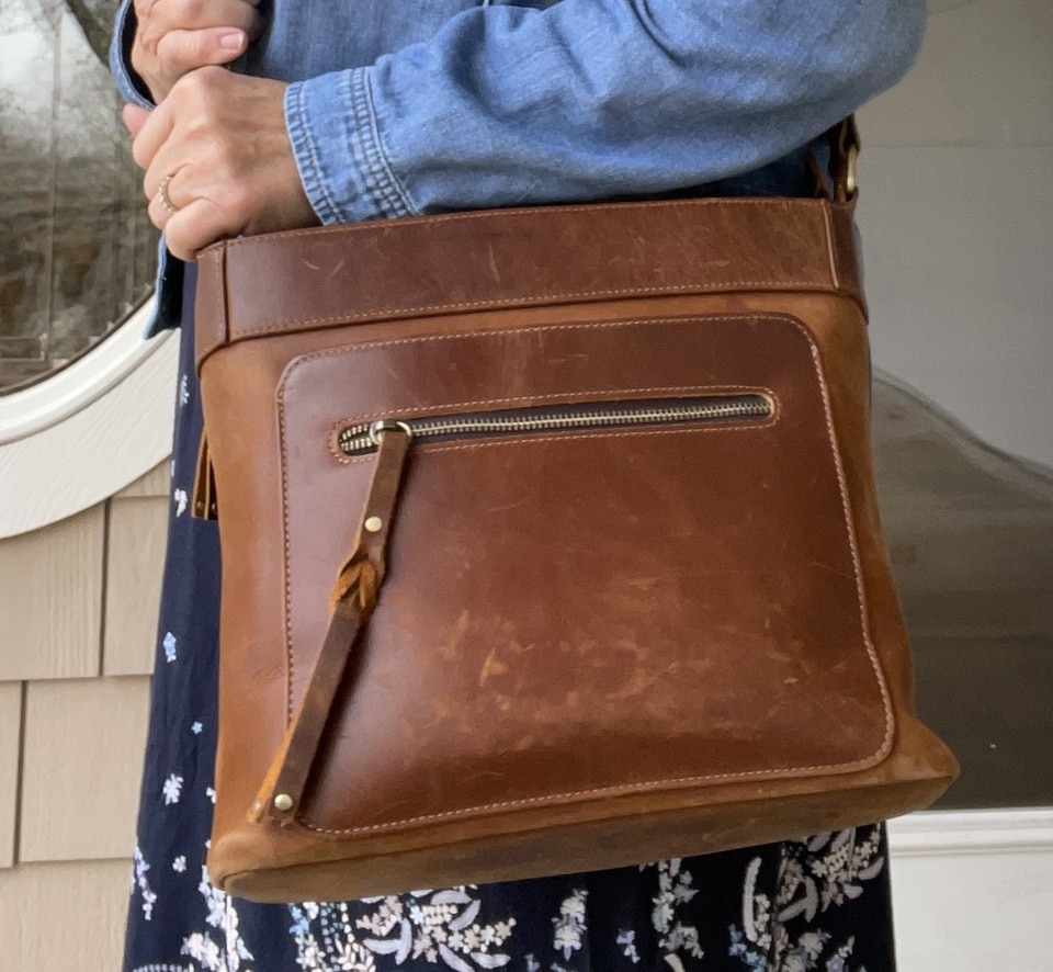 Delaney-bag-on-body Delaney Leather Crossbody