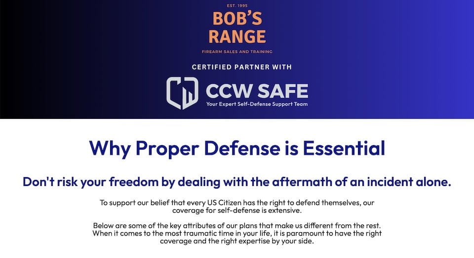 Example-of-landing-page CCW Safe&rsquo;s Certified Partner Program