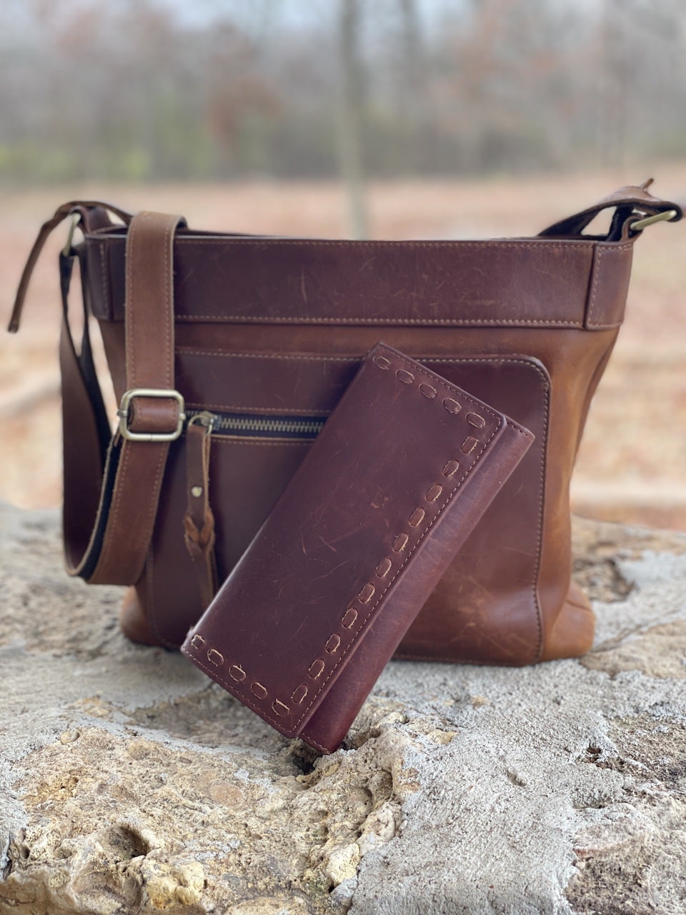 Lady-Conceal-Delaney-and-Hope-wallet Delaney Leather Crossbody