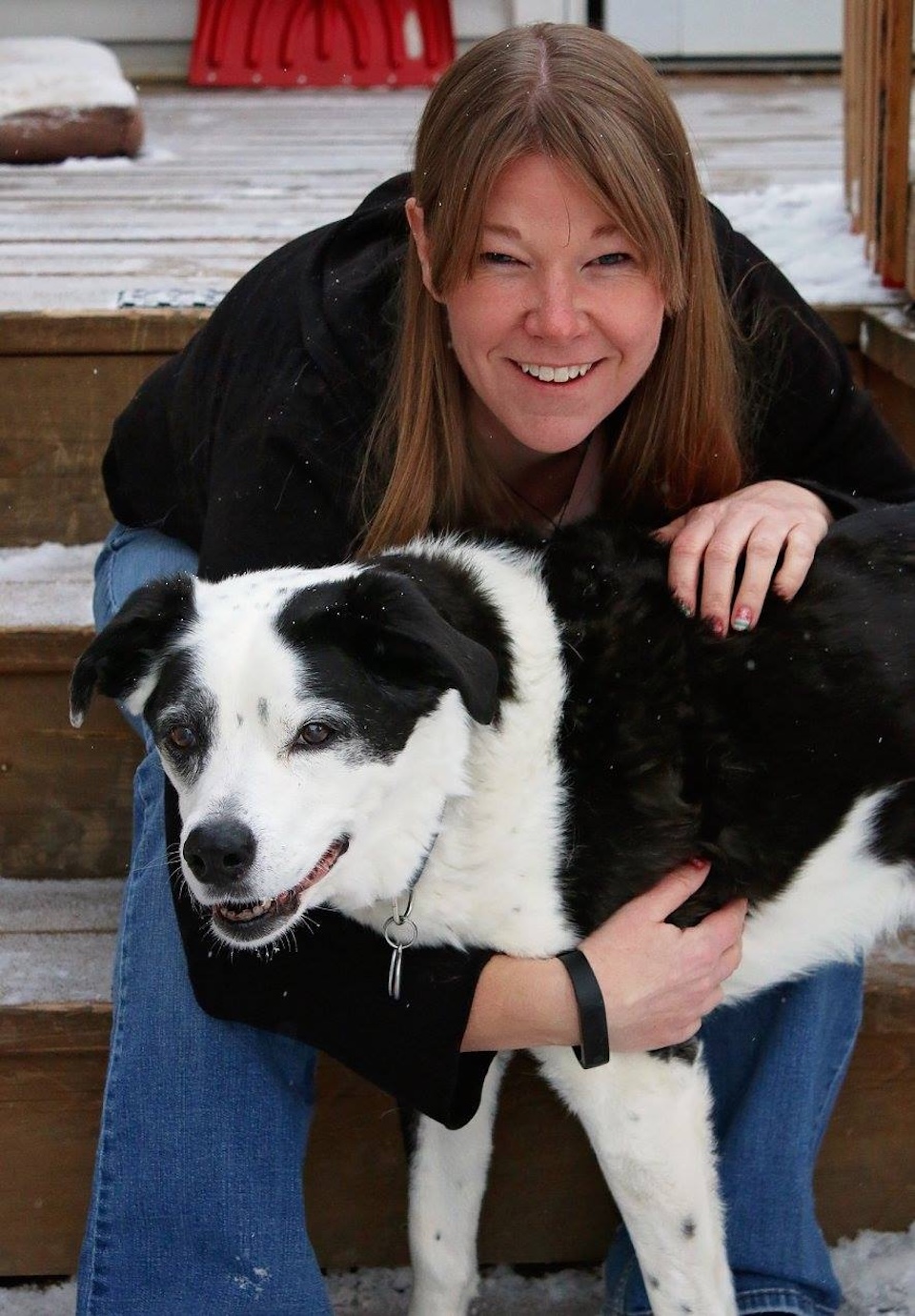 Melissa Hill and Dog Tucker