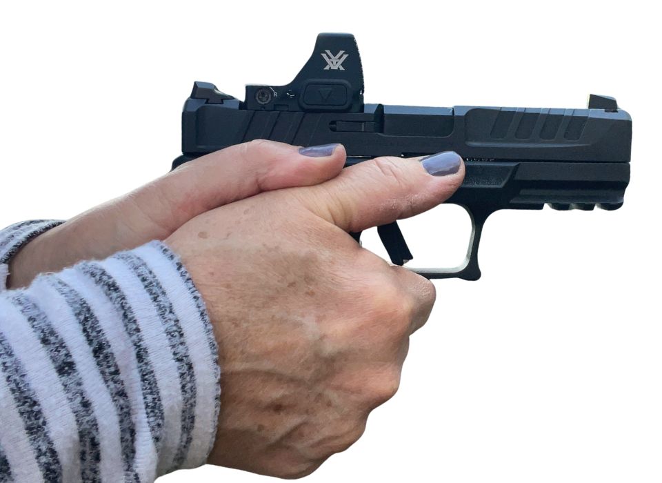 shooting opposite hands